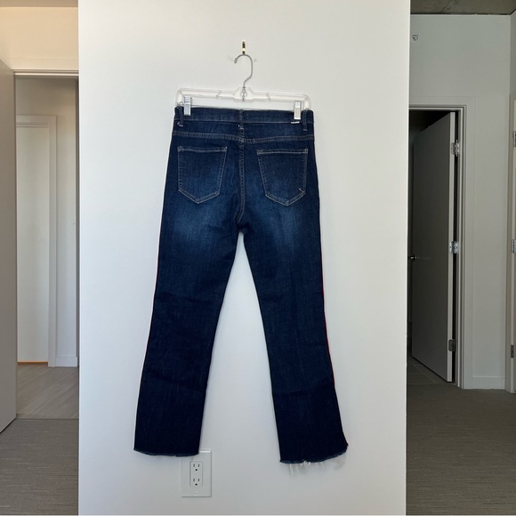 MOTHER Insider Step Crop Fray Jeans in Speed Racer Size 28 - Picture 3 of 5